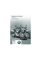 BMW F650 GS - Owners manual - Maintenance Instructions EN 2003 
